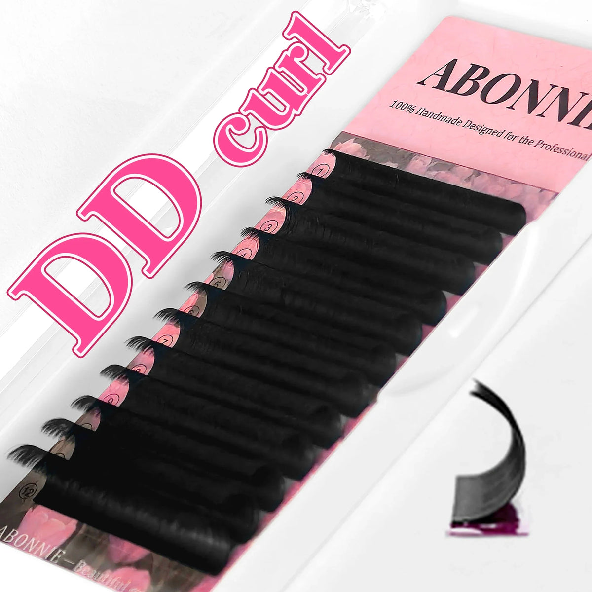 Abonnie Multi Layer Wispy Lashes Pre-Bundled Eyeash Extensions 3D Fluffy Camellia Eyelashes Automatic Flowering Lash LB Eyelash