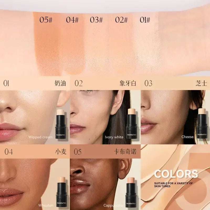 Isolation BB Cream Concealer Foundation Make-up Stick Oil Control Natural Moisturizing Long-term Liquid Foundation Cosmetics