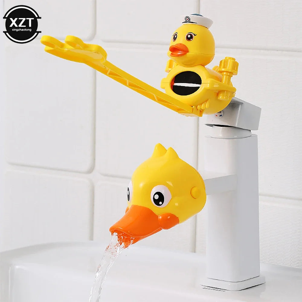Cartoon Faucet Extender For Kids Hand Washing In Bathroom Sink Animals Accessories Kitchen Convenient for Baby Washing Bath Toys
