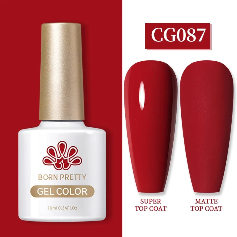 BORN PRETTY 10ml Clear Blooms Gel Polish UV LED Soak Off Nail Art Polish for Spreading Effect Marble Nail Polish Gel Painting
