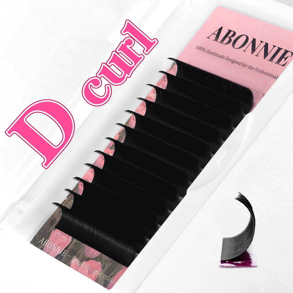 Abonnie Multi Layer Wispy Lashes Pre-Bundled Eyeash Extensions 3D Fluffy Camellia Eyelashes Automatic Flowering Lash LB Eyelash