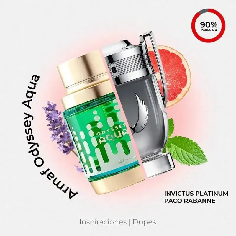 Armaf Odyssey Aqua Edition Eau De Parfum 100ml 3.4fl.oz Long Lasting Men Perfume Aquatic Fresh Scent