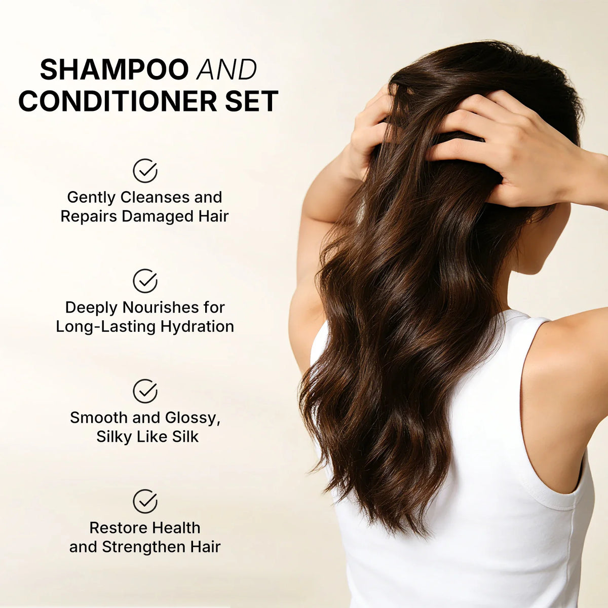 Karseell Collagen Hair Treatment Repair Conditioning, Shampoo and Conditioner for Dry Damaged Hair All Hair Types Hair Care Gift