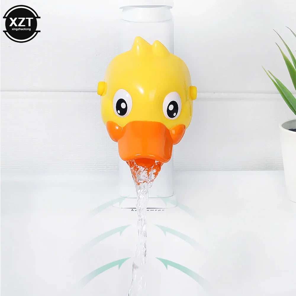 Cartoon Faucet Extender For Kids Hand Washing In Bathroom Sink Animals Accessories Kitchen Convenient for Baby Washing Bath Toys