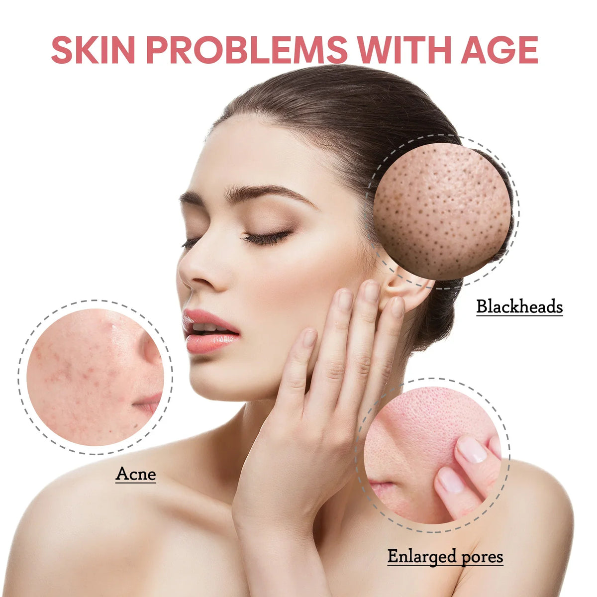 5 in 1 Facial Cleansing Mousse Hyaluronic Acid Hydrating Foam Cleanser Pore Shrink Pores Moisturizing korea Face Skin Care