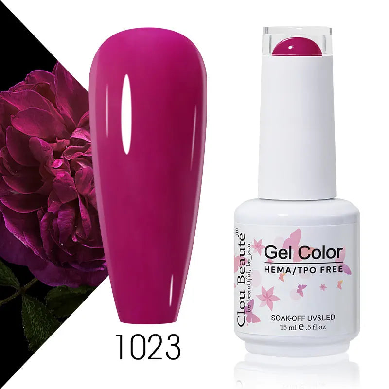 Clou Beaute Coffee Colors Nail Gel Polish HEMA/TPO FREE Soak off UV/LED 15ml Vernis Semi Permanent Nail Varnish 15ml Base Top