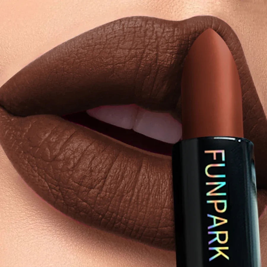 25-Color Matte Lipstick Waterproof Long Lasting  Velvet Finish Lip Tint Smooth Matte Lip Color Smudge-proof Lip Liner Lip Makeup