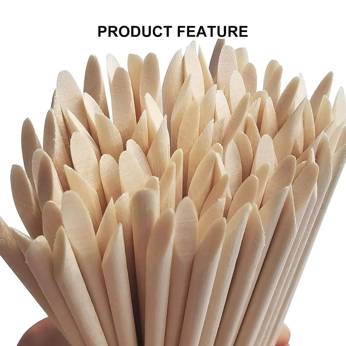 50/100/200/300pc/Set for Nail Different Sizes Orange Wood Sticks Cuticle Pusher Cuticle Remove Tool Manicure Pedicure Care Nails