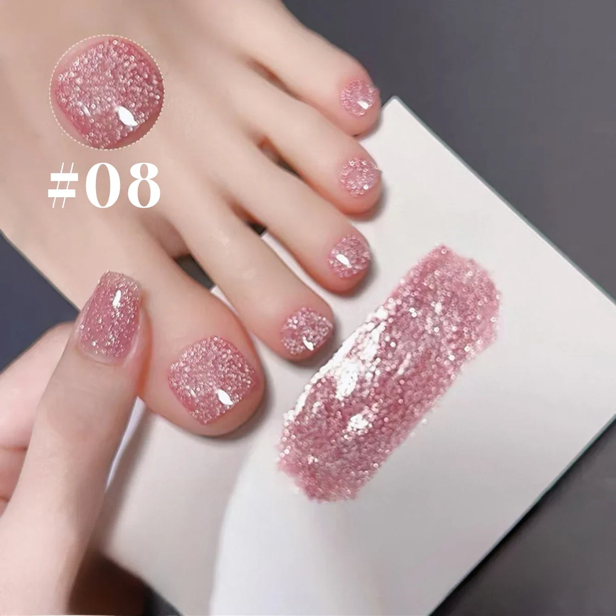 1-8pcs WS Autumn Nails Blue Glitter Nail Gel Polish Semi-permanent Varnish Soak Off Nail Art Base Top Coat UV LED Gel Manicure