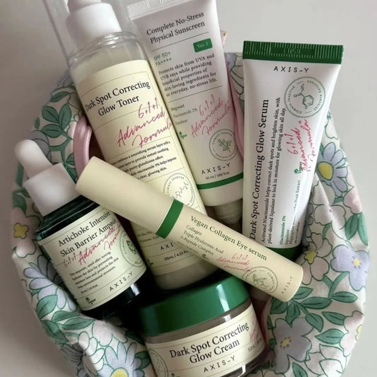 AXIS-Y Original Authentic Korean Face Cream Daily Purifying Treatment Toner Sunscreen Skin Resolution Gel Mask Eye Roll-on Serum