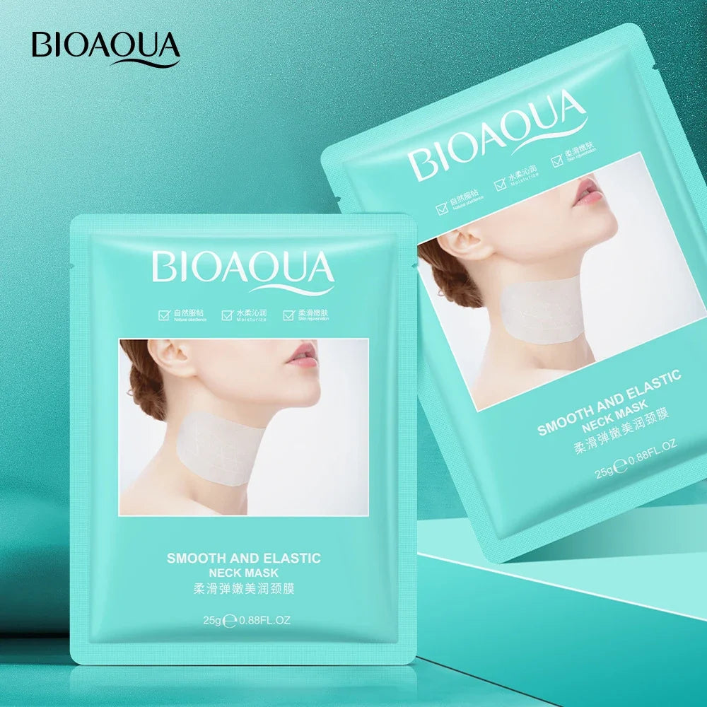20pcs BIOAQUA Neck Mask Moisturizing Brightening Nourishing Firming skincare Collagen Neck Masks Korean Skin Care Products