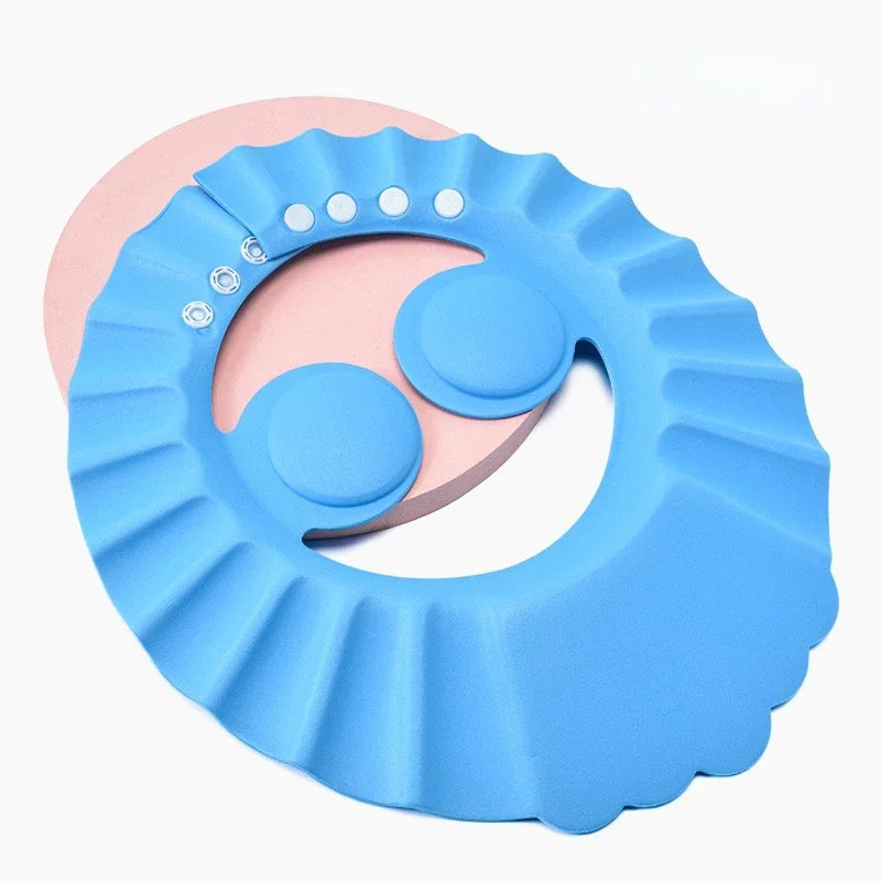 Baby Shampoo Cap Adjustable Childrens Shower Hat Waterproof Kids Bath Visor Cute Infant Wash Hair Shield Cap for Eye Protection