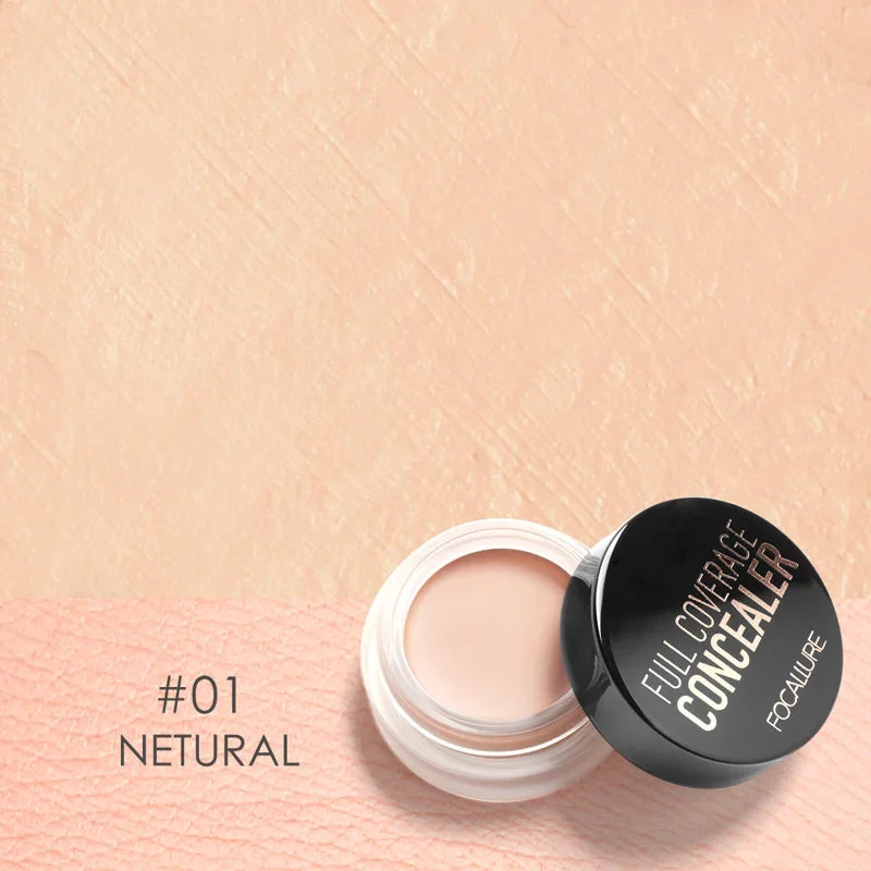 FOCALLURE Makeup Concelaer Full Coverage Waterproof Concealer Cream Oil-control Face Base Foundation Moisturizing Cosmetics