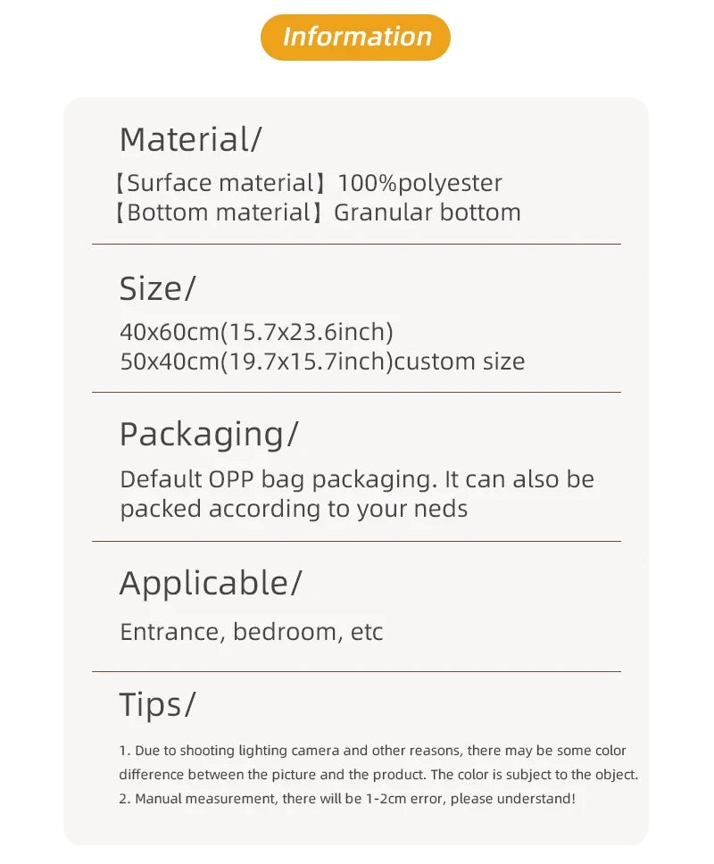 Embroidered Pebble Coral Velvet Floor Mat, Bathroom Carpet, U-shaped Sponge Absorbent Foot Mat, Door Mat, Two-piece Set