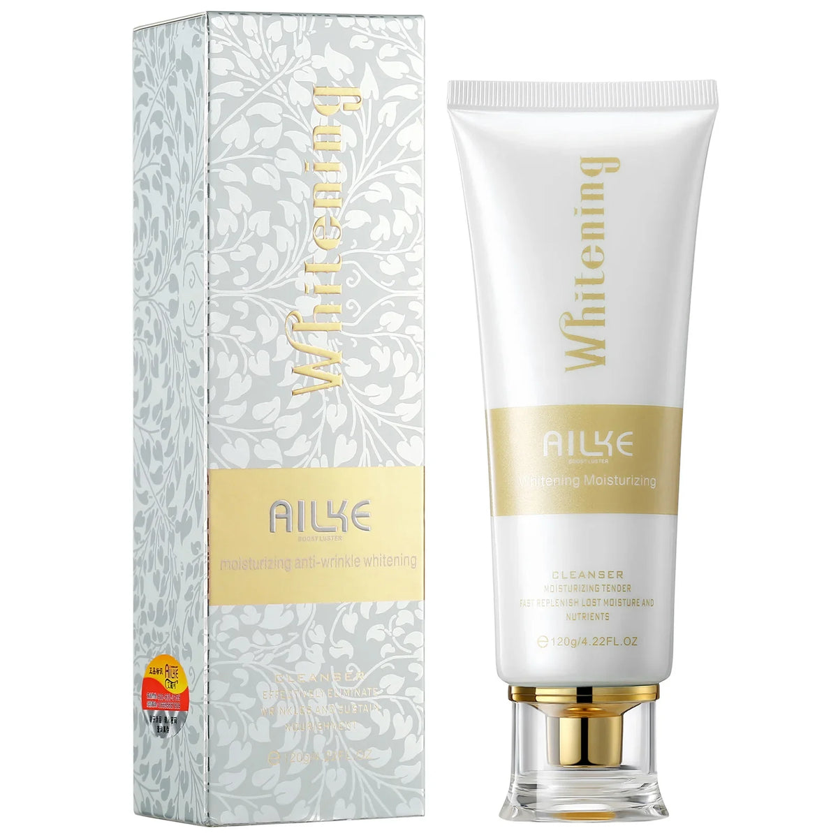 AILKE Whitening Anti-Aging Face Wash, Reduce Wrinkles, Pimples, Oily Skin, Deeply Cleanses & Removes Impurities Facial Cleanser