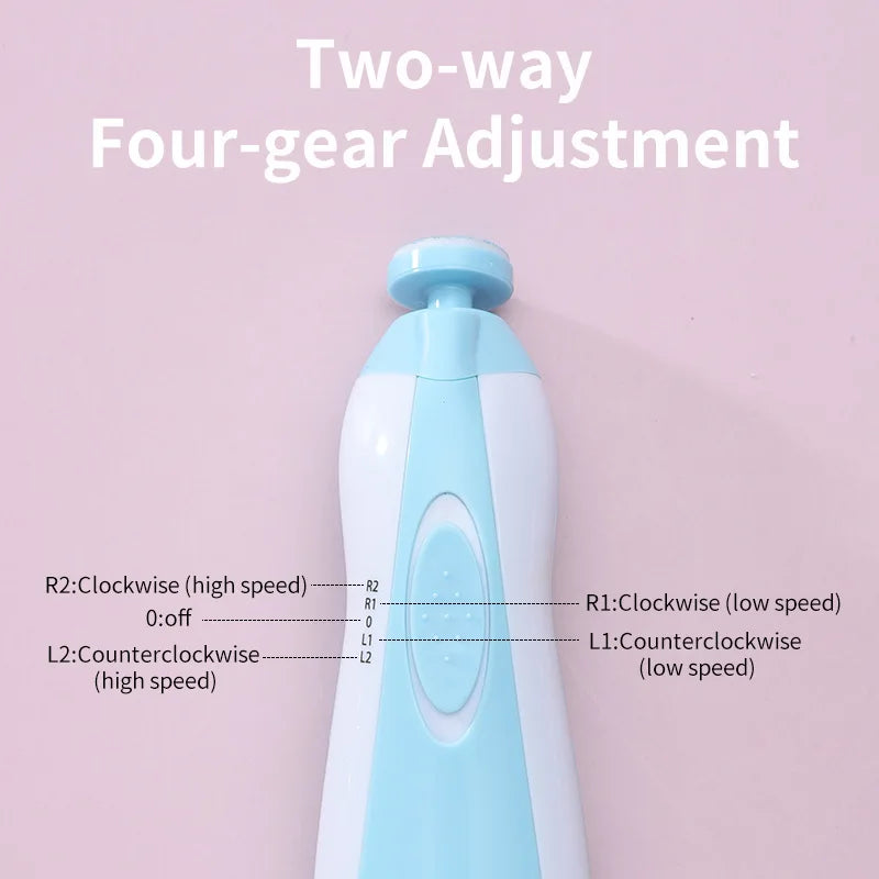 Electric Baby Nail Trimmer Baby Items Kid Nail Polisher Tool Care Kit Easy To Trim Nail File Newborn Baby Accessories Newborn