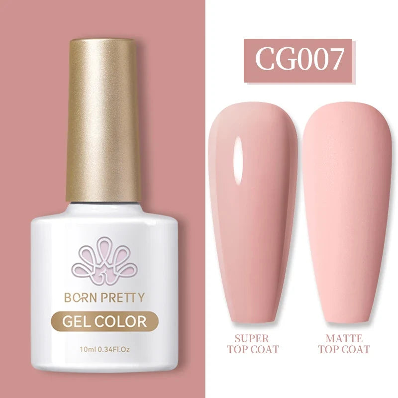 BORN PRETTY 10ml Clear Blooms Gel Polish UV LED Soak Off Nail Art Polish for Spreading Effect Marble Nail Polish Gel Painting