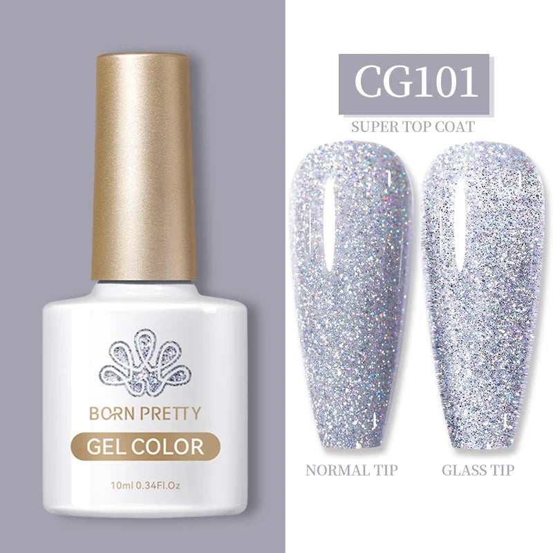 BORN PRETTY 10ml Clear Blooms Gel Polish UV LED Soak Off Nail Art Polish for Spreading Effect Marble Nail Polish Gel Painting