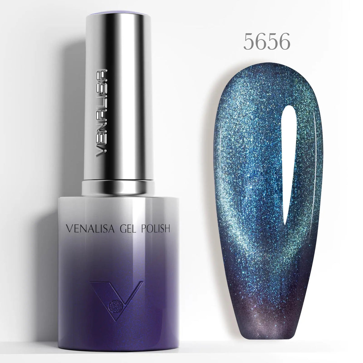 1/5pcsVenalisa Hema/TPO Free Cat Eye Gel Magnet Ultra Flash Nail Gel Polish Diamond Sparkle Soak Off UV LED Varnish Nail Gel