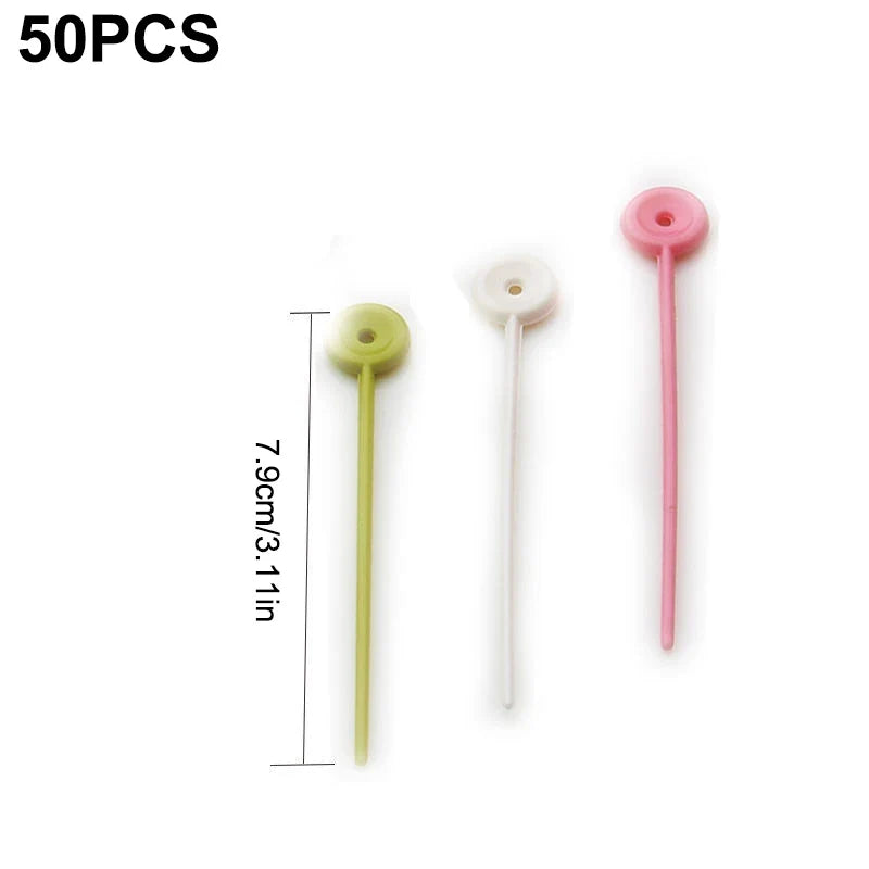 Heat Resistant Hair Pin No-Crease Thermal Clips For Cold Wave Hot Perm Use Salon-Grade Anti-Hair Tie Compression Styling Tools