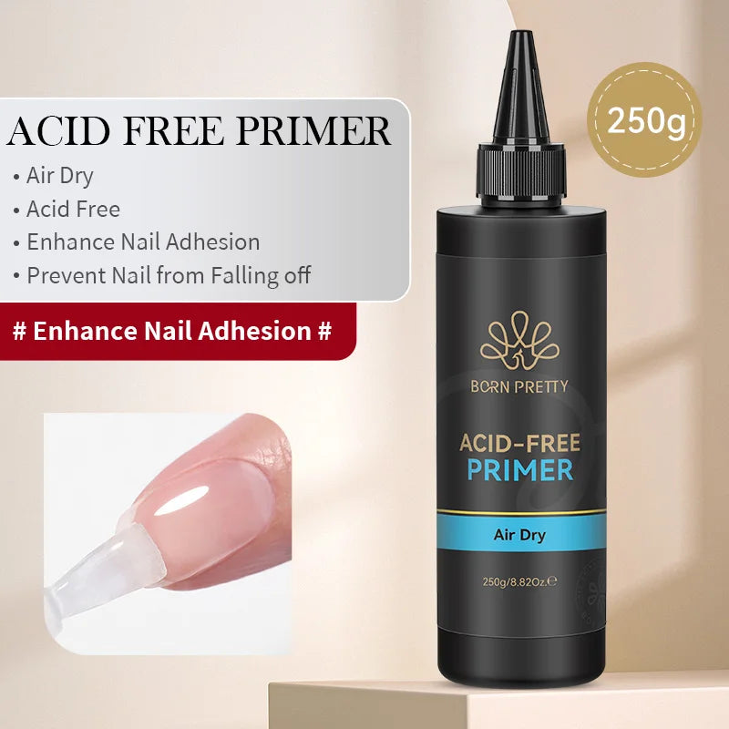BORN PRETTY 250g Rubber Base Gel Refilled Package Jelly Milky White Nude Semi-Permanent Soak Off Self Leveling Construction Gel