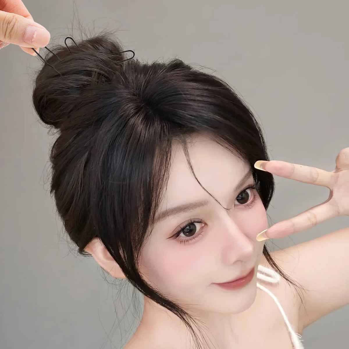 5/6/7cm Black Hair Clips U-Shaped Bobby Pin Invisible Wavy Hairpin Hairstyle Styling Metal Hair Grip Barrette Hair Accessories