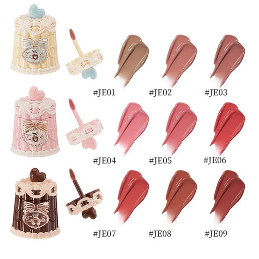 Flowerknows THE SWEETIE BEAR COLLECTION Coating Lip Jelly SOFT Lip gloss,Hydrating Gloss,Moisturizing Tint,Shine & Glow Finish