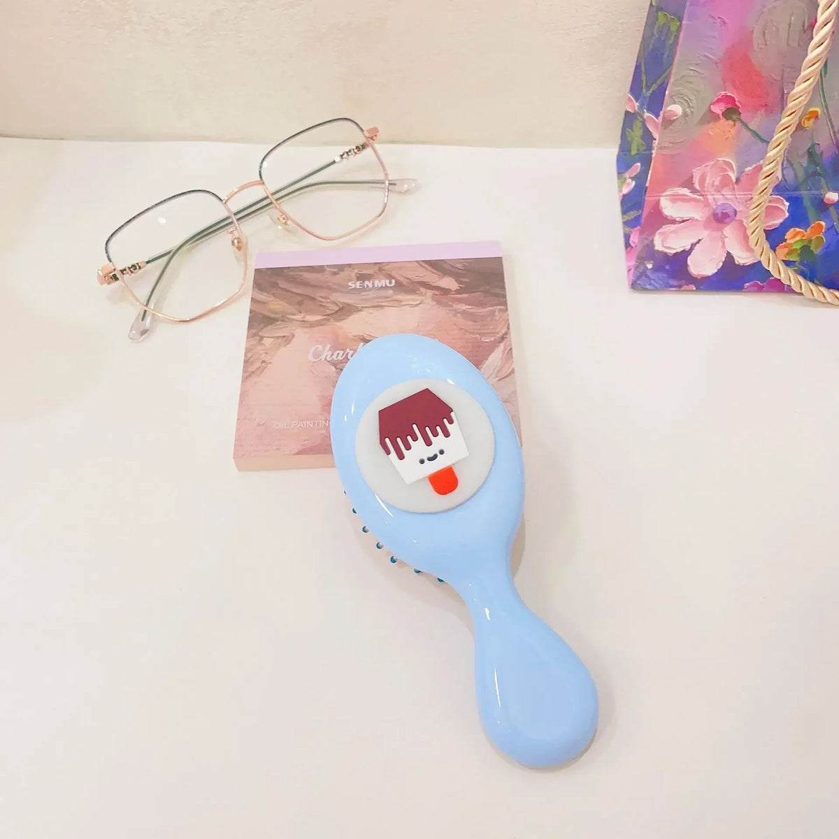 Cute Cartoon Children Air Cushion Comb Scalp Massgae Hair Brush Girls Portable Traveling Hair Brush Wide Tooth Anti-static Comb