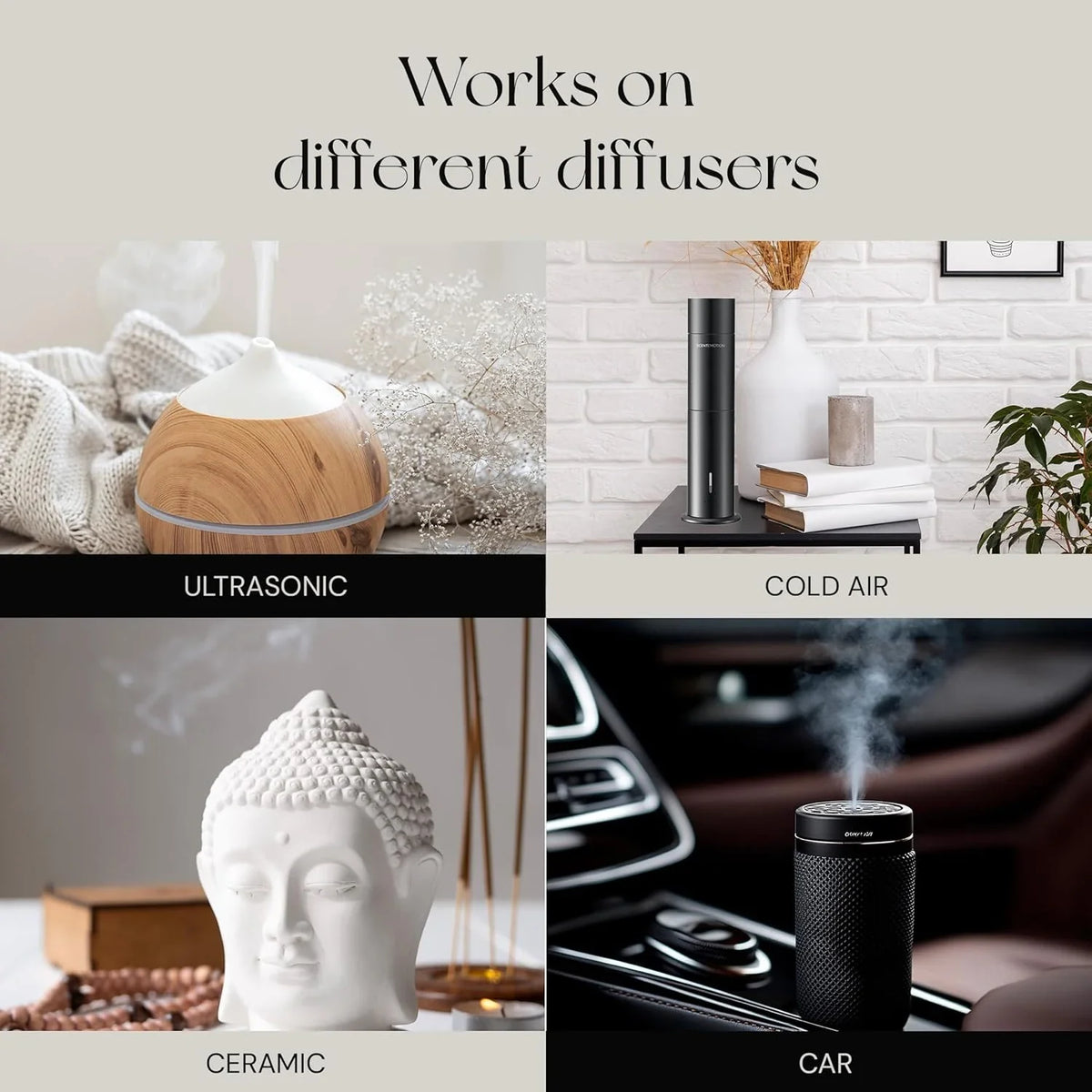 100ml Hotel Essential Oil for Diffuser Air Freshening Purifier Oils Aromatherapy Diffuser Luxury Office Home Scent Sleep Bath