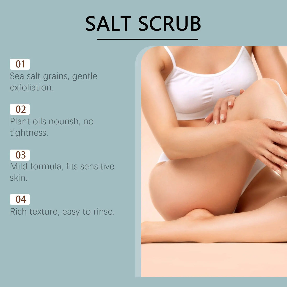 Dead Sea Salt Body Washing Scrubs Remove Dead Skin Care Professional Skin Cleaning Exfoliator Jojoba Oil Bath Body Scrub 114g