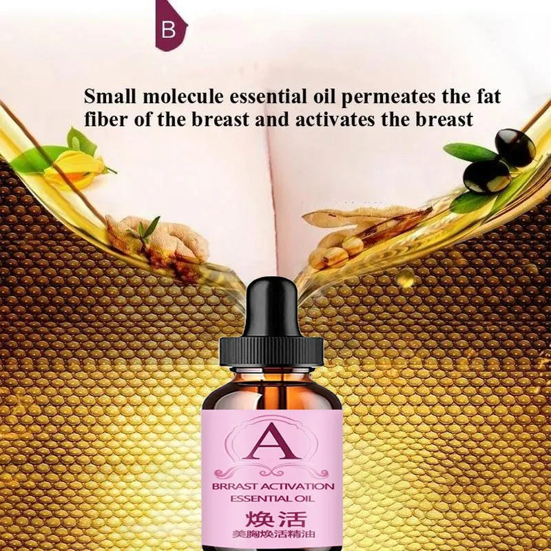 Active essential oil for breast beauty and rejuvenation