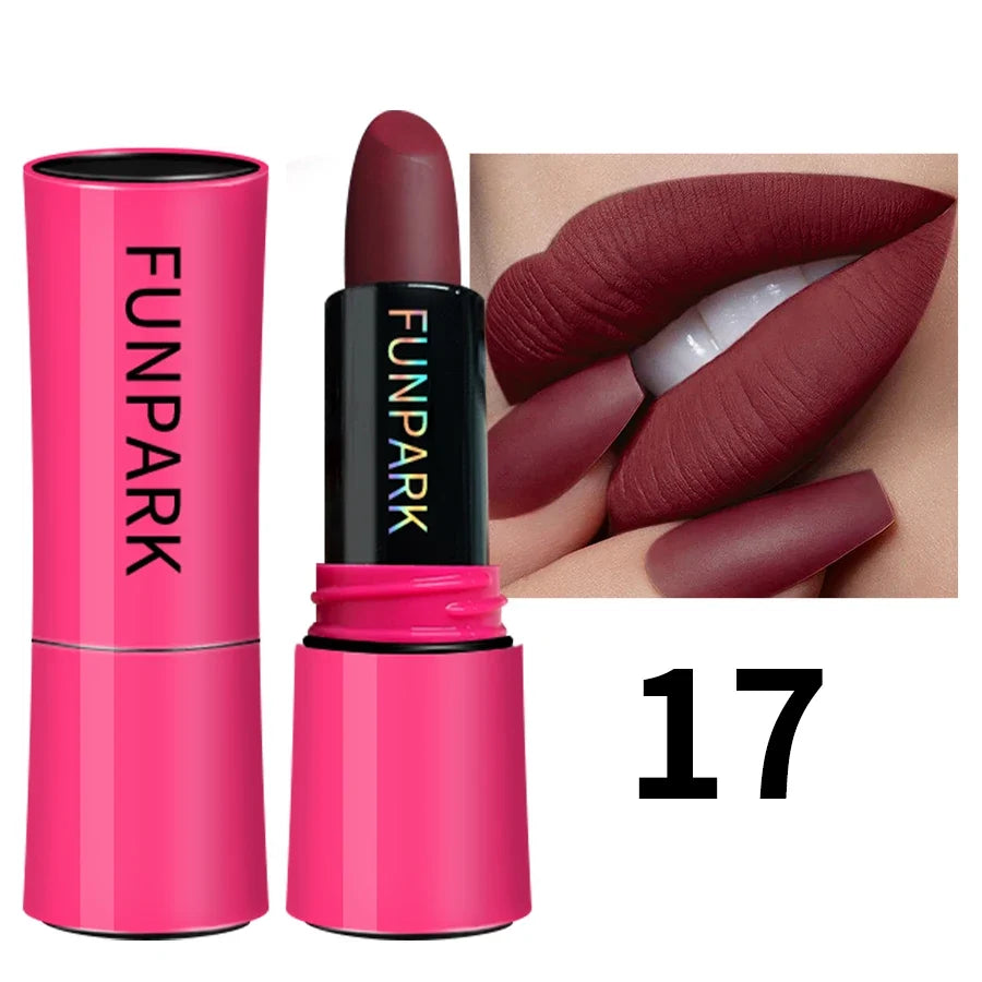 25 Colors Lipstick Non Stick Cup Matte Lip Gloss Waterproof Long Matte Sexy  Red Lip Cosmetics Korean Makeup For Women Gifts