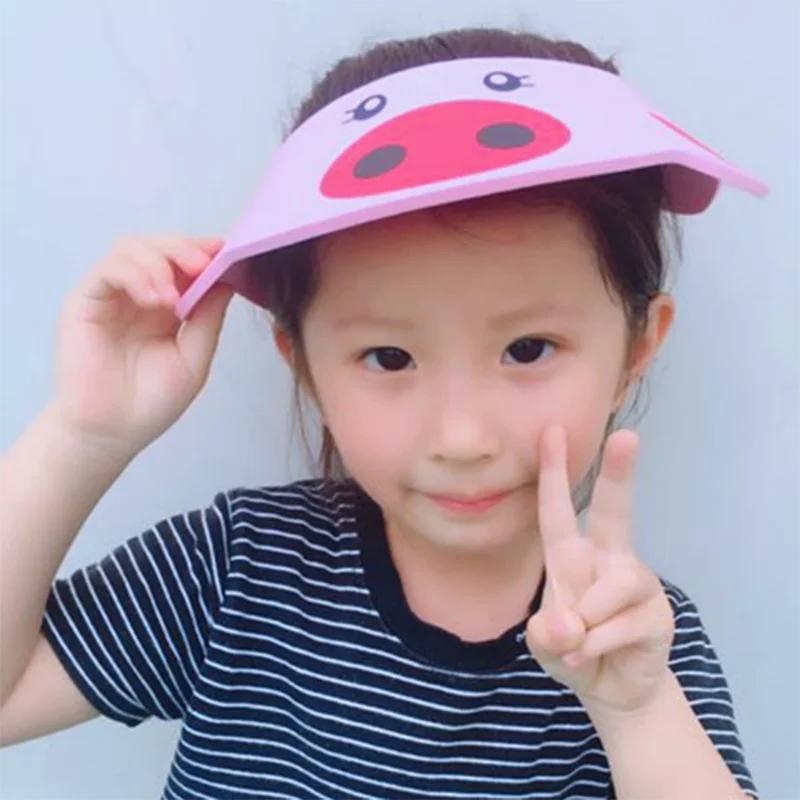 Baby cartoon hair washing, water blocking, ear protection hat, baby shower cap, washing and protection tools