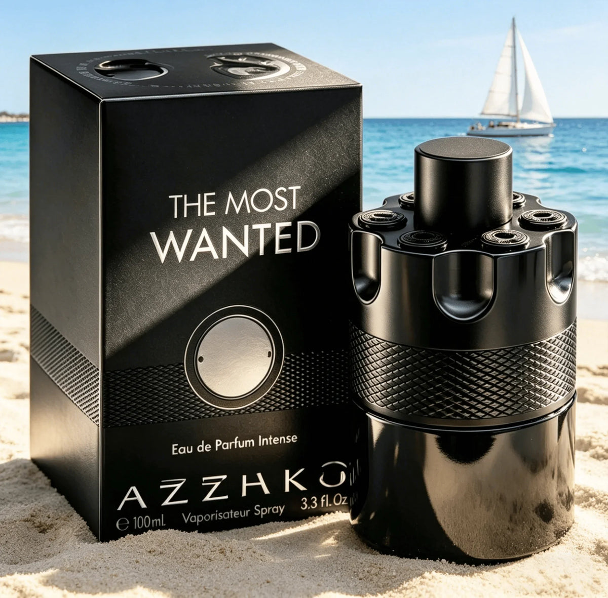 Azzora The Most Wanted men Eau De Parfum Intense Spray 3.3 oz Spicy woody notes Long-lasting fragrance Men Long Lasting