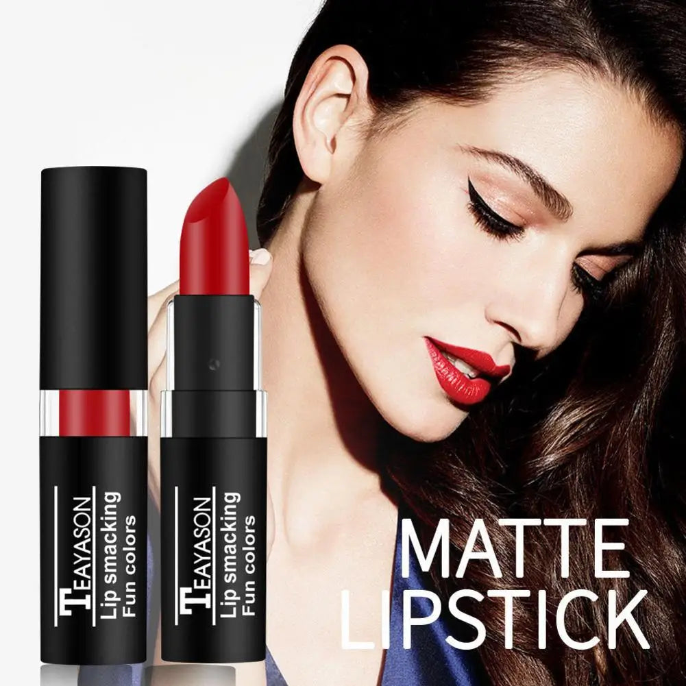 Hot Sale Waterproof Velvet Matte Black White Lipstick Lasting Pigment Green Purple Lipstick Christmas Halloween Party Lip Makeup