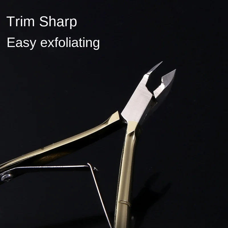 1Pcs Nail Cuticle Nipper Dead Skin Remover Scissor Stainless Steel Tweezer Clipper Manicure Professional Tool Trimmer