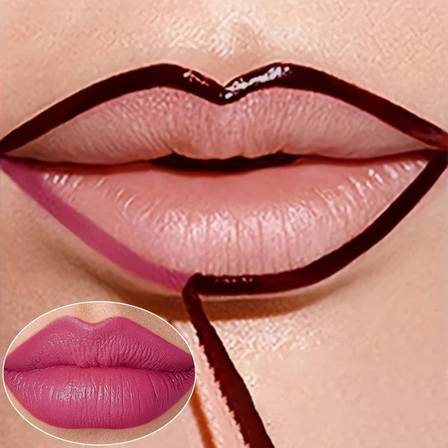 7 Colors Blading Lip Gloss Peel Long Lasting Waterproof Liquid Lipstick Pink Lip Glaze Transfer Resistant Lip Tint Makeup Gifts