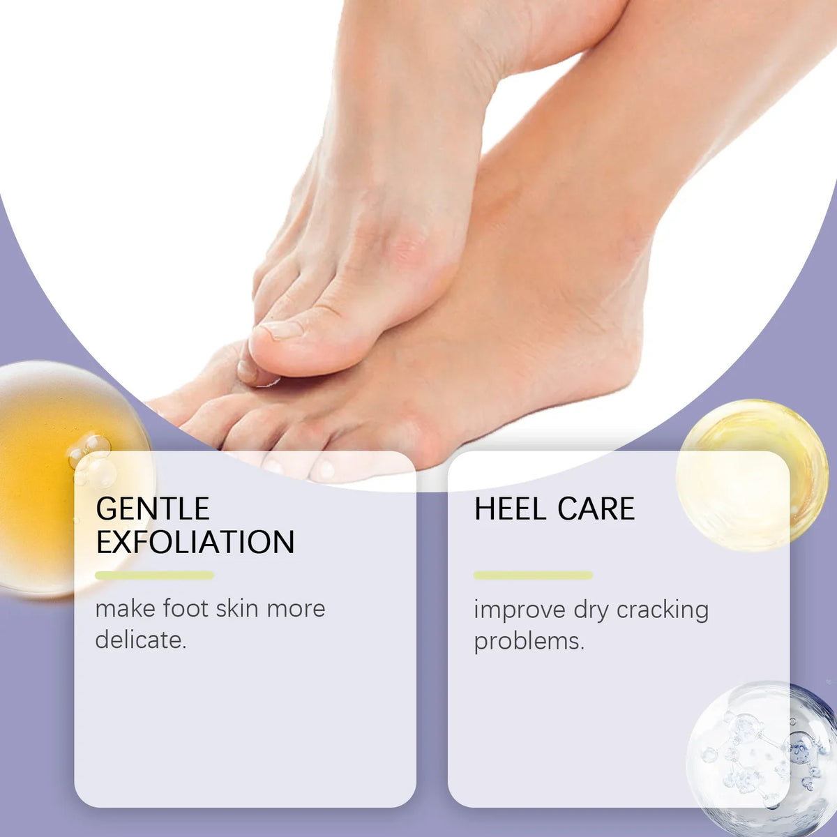 Exfoliating Foot Scrub with Bamboo Charcoal Sea Salt Dead Skin Removal Soften Feet Skin Deep Cleansing Feet Smoothing Care