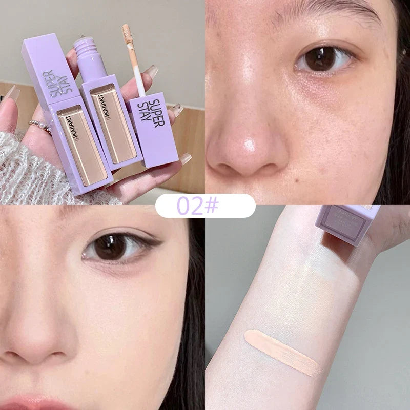 Color Correction Liquid Concealer White Foundation Makeup Base Face Brighten Cover Up Dark Circles Waterproof Concealer Stick