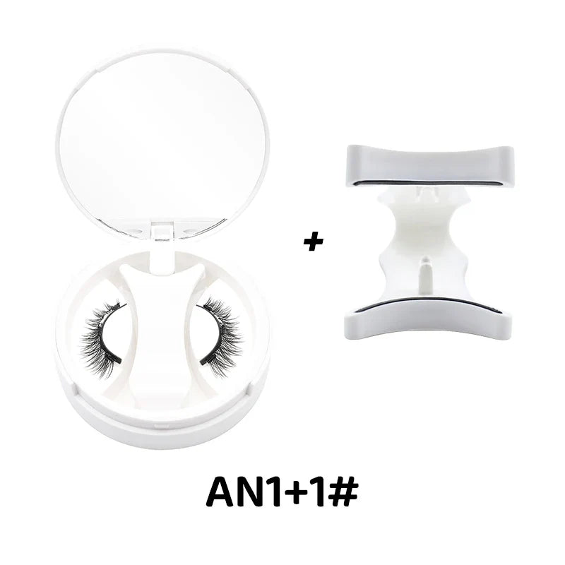 3D Magnetic Eyelashes Kit Reusable Natural Magnetic False Eyelashes Set No Glue Needed Magnet Lashes with Applicator Magnetic