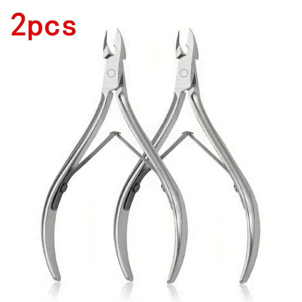 10/5/2/1pc Stainless Steel Nail Clipper Scissors,Nail Care Kit, Dead Skin Remover Kit,Nail Exfoliator,Professional Dead Skin