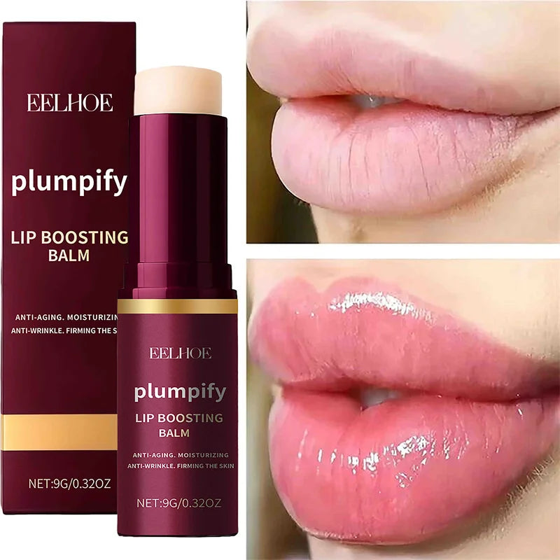 Fast Plumping Lip Balm Moisturizing Soft Lips Skin Plumper Gloss Oil Non-Sticky Daily Care Mask Beauty Makeup Cosmetics Products