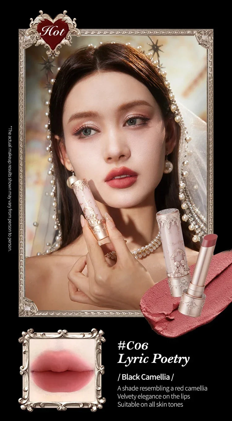 Flower Knows Little Angel Collection Matte Velvet Lipstick Flowerknows Vitamin Lip Balm Waterproof Long Lasting Vegan Lip Stick