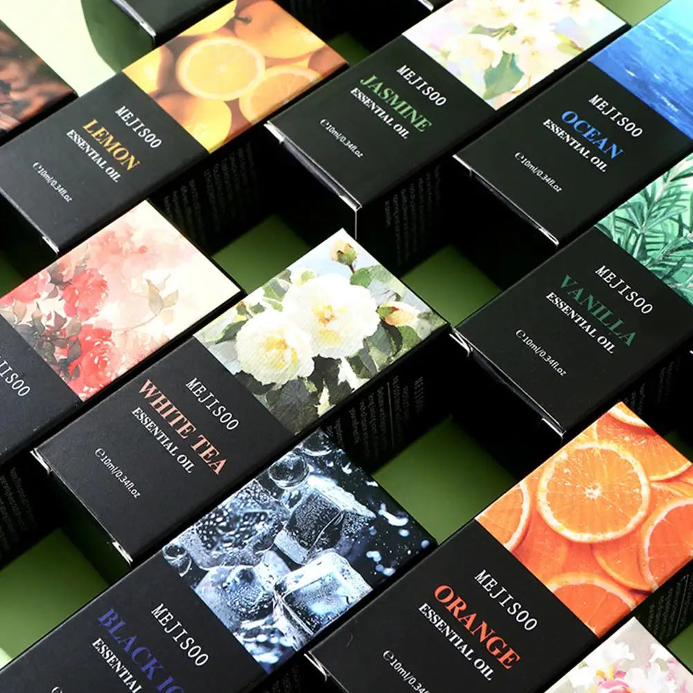15 Scents Water Soluble Fragrance Oils - 10ml Aromatherapy Oil for Diffuser, Room Deodorizer, Air Freshener, Home & Car