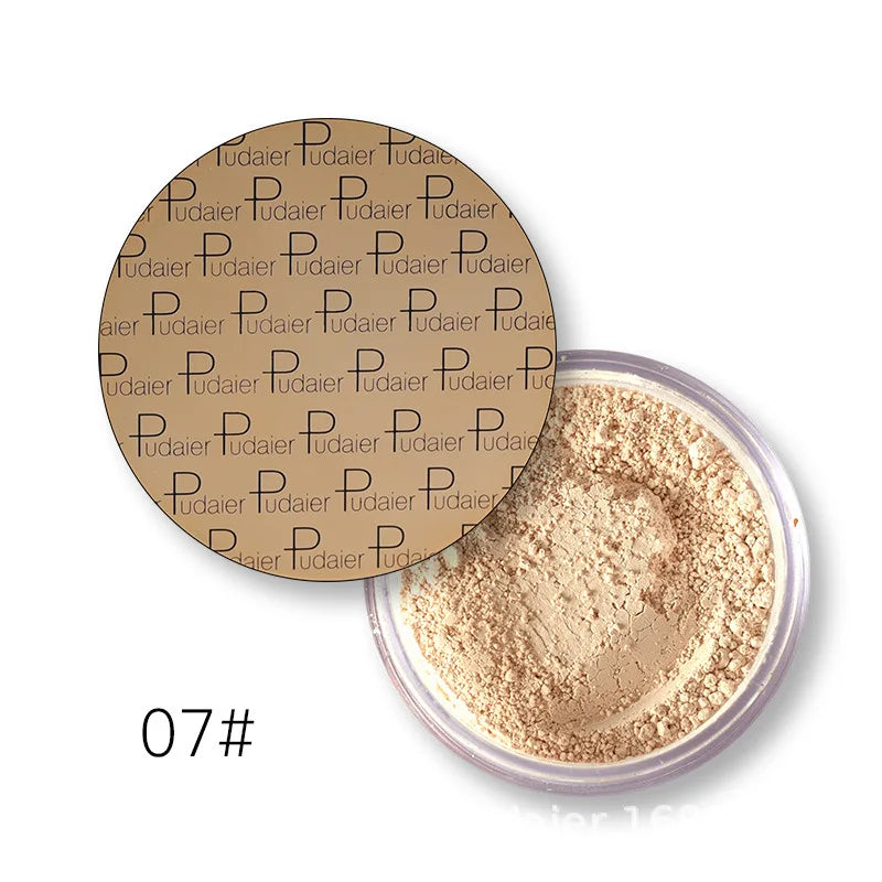 8 Color Long-Lasting Oil Control Matte Loose Face Powder - Invisible, -Matte Finishing Powder For Setting Foundation Makeup
