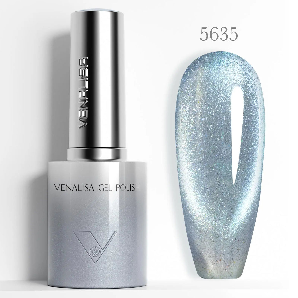 1/5pcsVenalisa Hema/TPO Free Cat Eye Gel Magnet Ultra Flash Nail Gel Polish Diamond Sparkle Soak Off UV LED Varnish Nail Gel