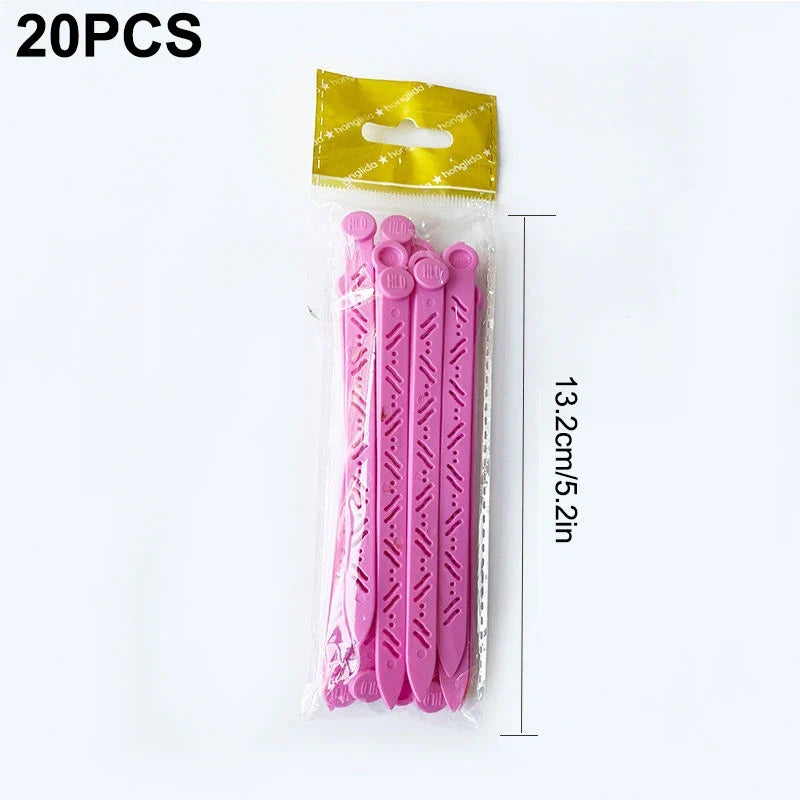 Heat Resistant Hair Pin No-Crease Thermal Clips For Cold Wave Hot Perm Use Salon-Grade Anti-Hair Tie Compression Styling Tools