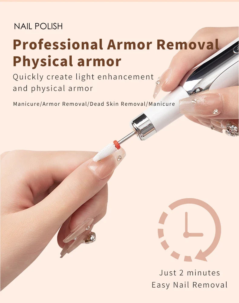 Electric Nail Polisher Drill Bits Professional Nails Grinding Polishing Dead Skin Removal Art Sanding File Pen Manicure Machine