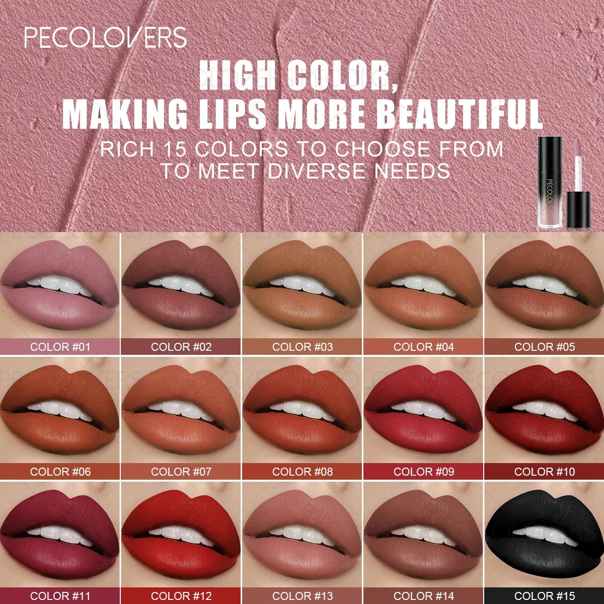 1PC Creamy Texture, Smooth, Green/blue/dark Red, Non-sticky, Gothic Lipstick/lip Gloss, Suitable for HalloweenChristmas Makeup.