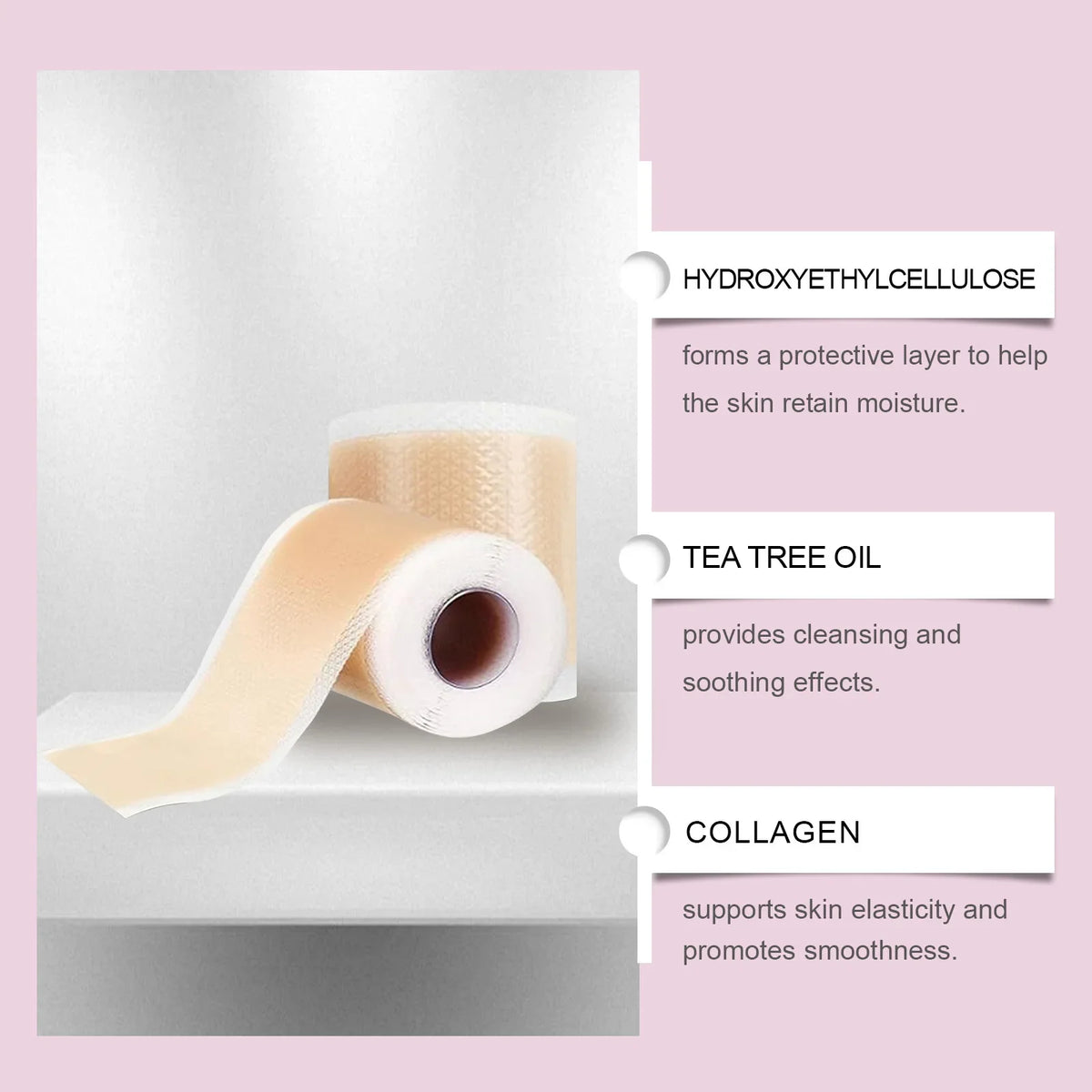 Collagen Scar Tape for Face, Silicone Wrinkle Patches, Invisible Gel Sheets for Fine Lines, Scar Concealer for Smooth Skin